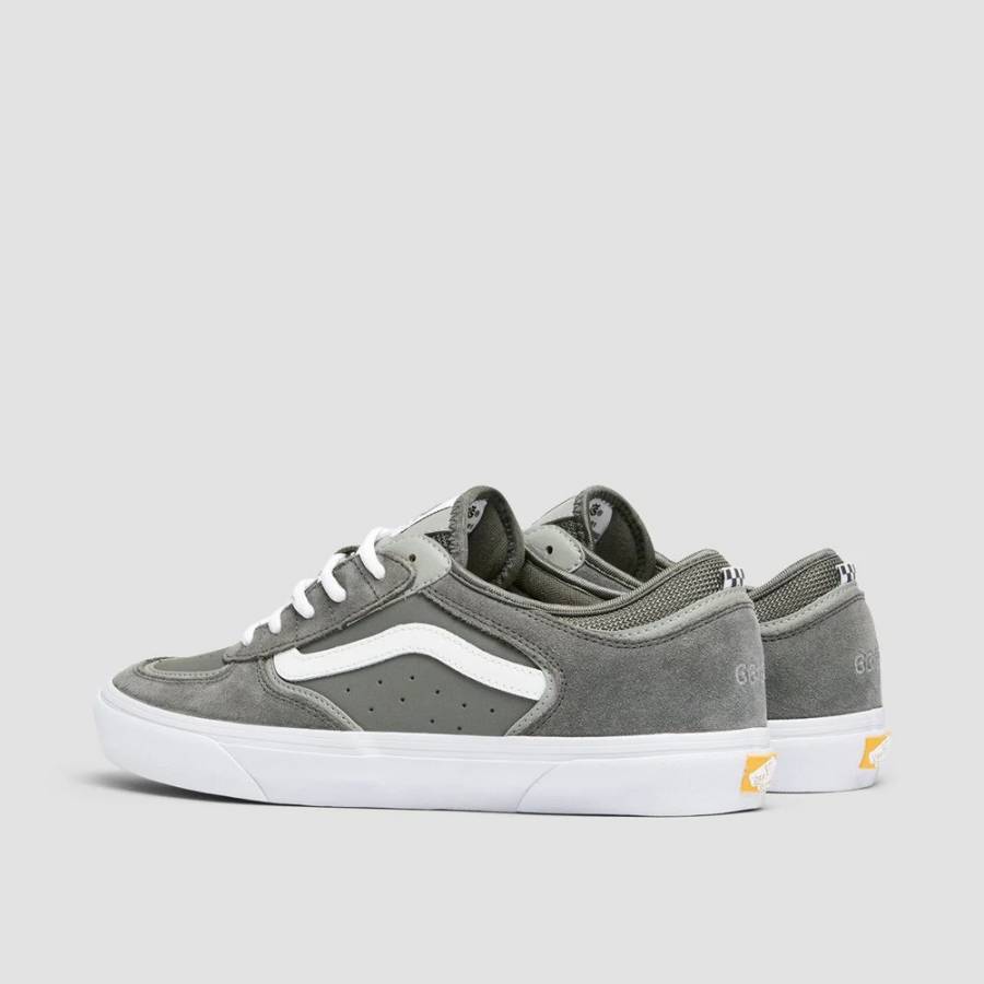 Vans Skate Rowley Shoes - Grey / White