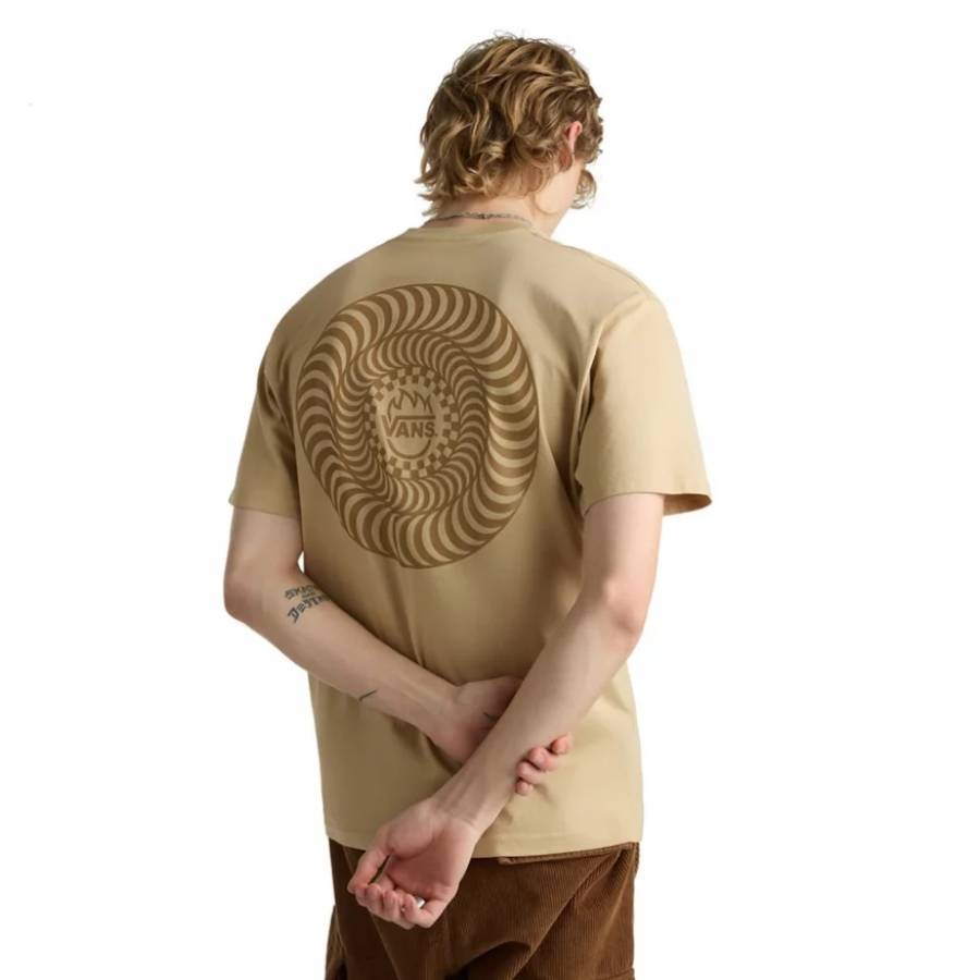 Vans X Spitfire Wheels Flame T-Shirt - Beige