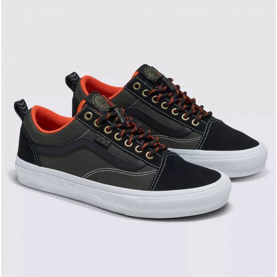 Vans X Spitfire Wheels Old Skool Shoes - Black / Flame