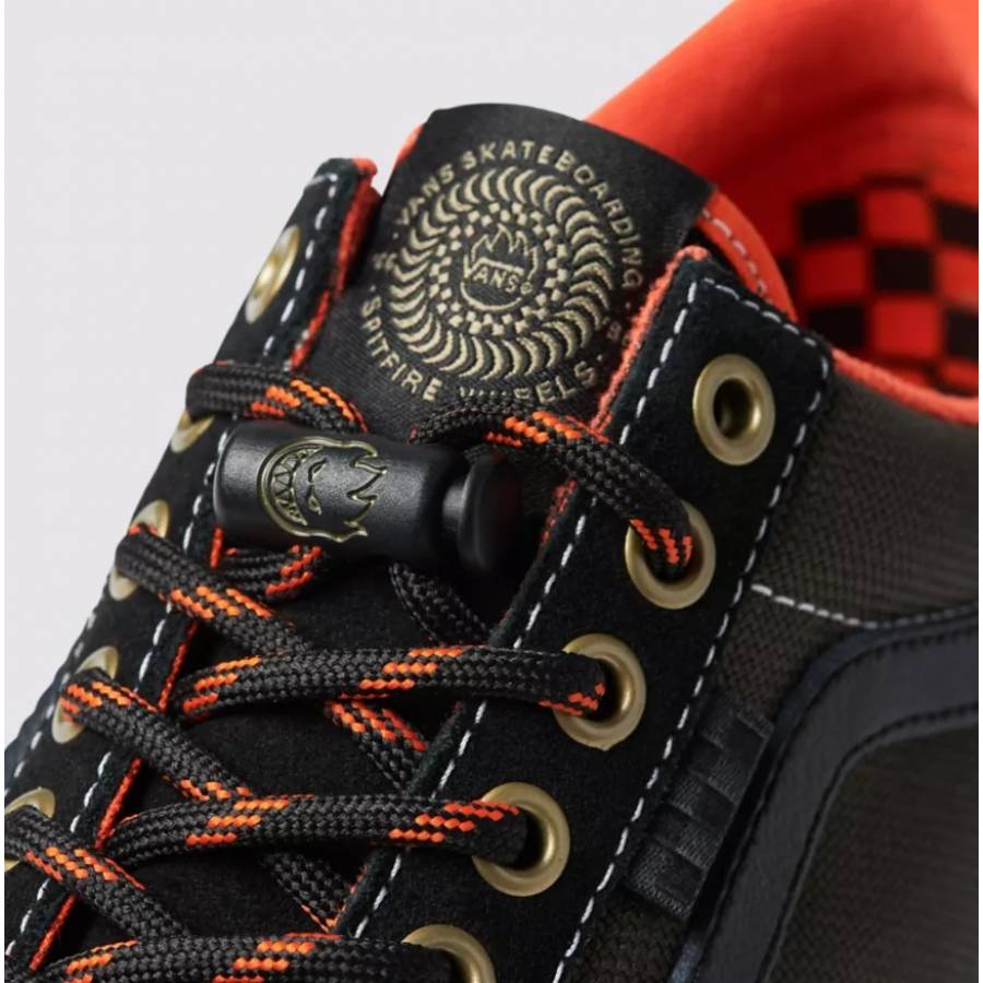 Vans X Spitfire Wheels Old Skool Shoes - Black / Flame