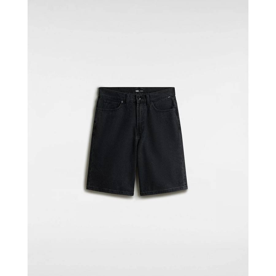 Vans Check-5 Baggy Denim Shorts - Black