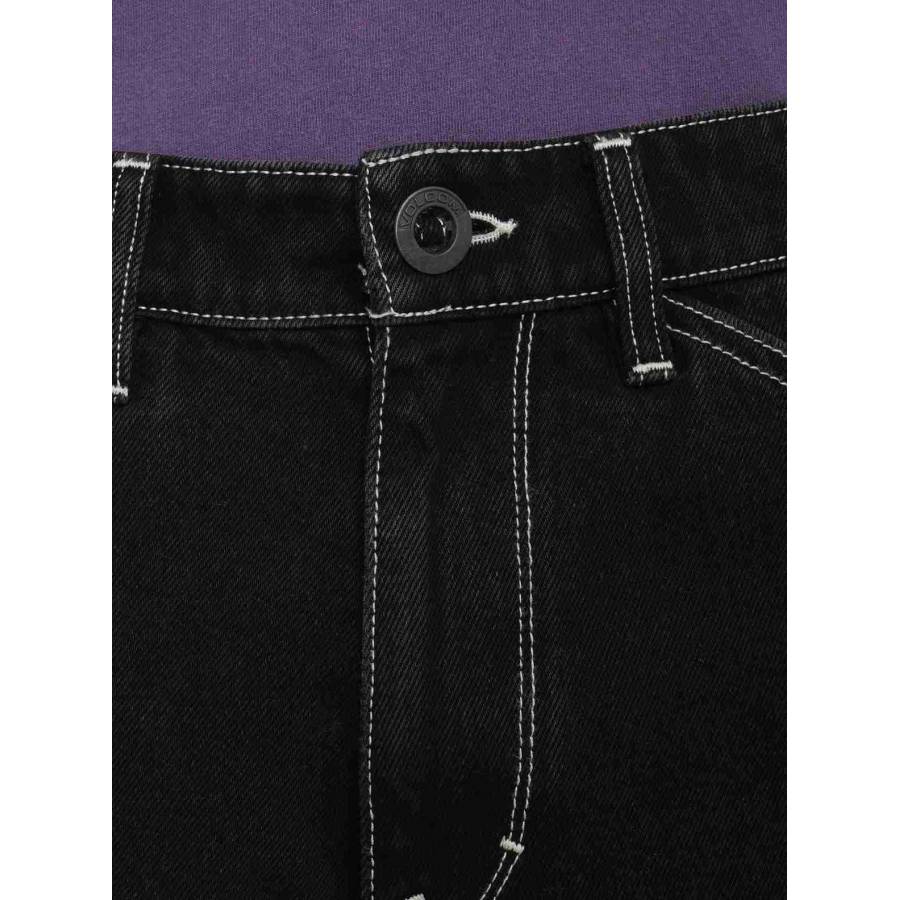 Volcom Labored Denim Utility Shorts - Black