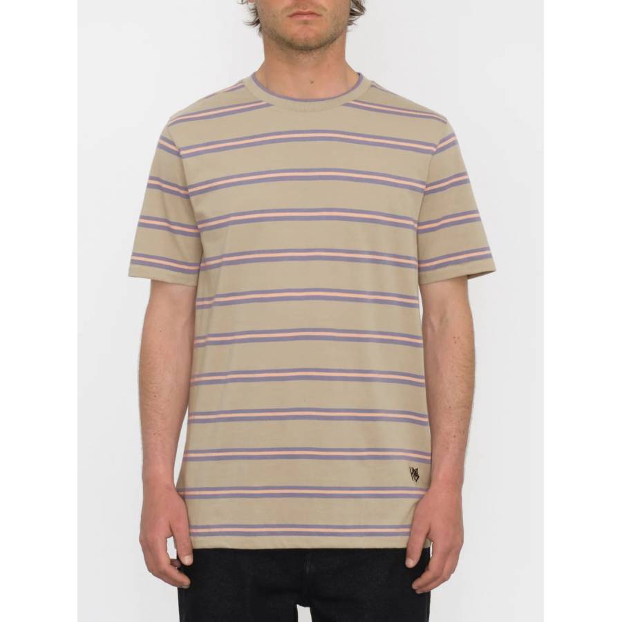 Volcom V ENT Hockey Dad T-Shirt - Light Khaki