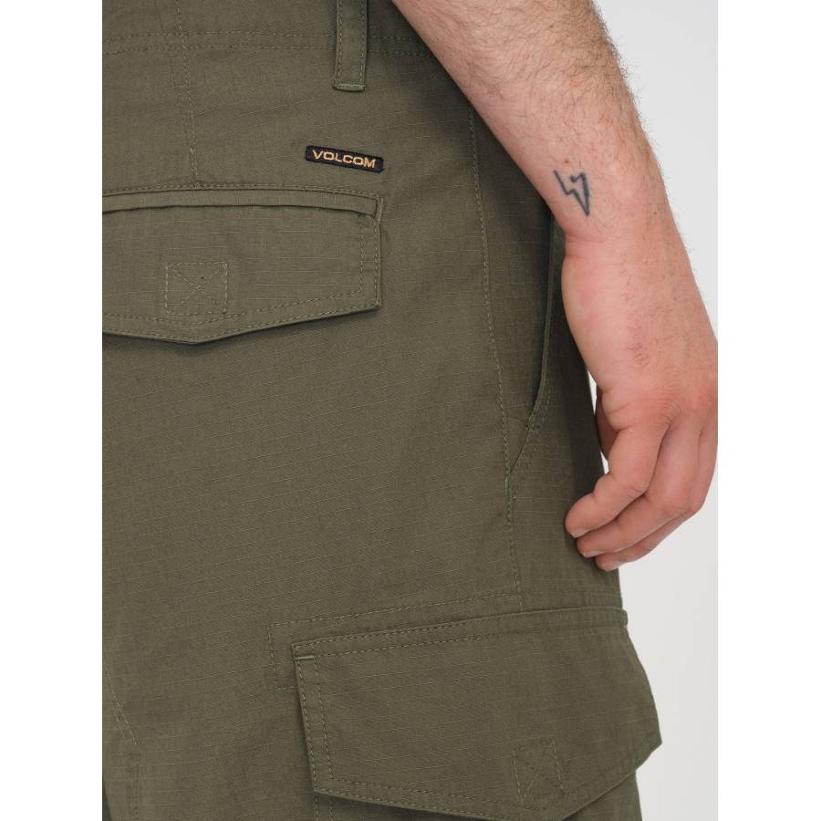 Volcom Grande Barracks Cargo Trousers - Wintermoss