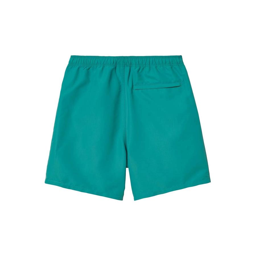 Carhartt WIP Island Swim Trunks - Caribbean / White