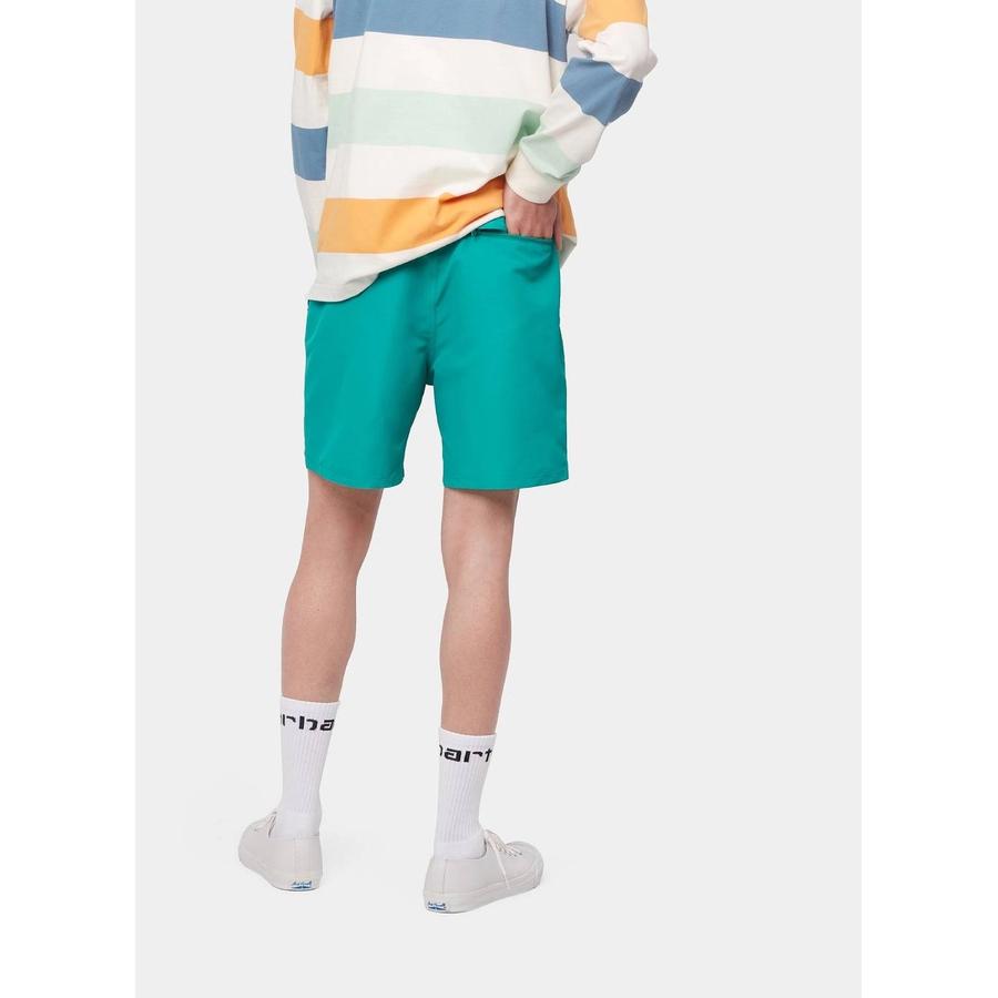 Carhartt WIP Island Swim Trunks - Caribbean / White