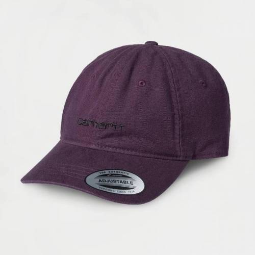 Carhartt WIP Canvas Coach Cap - Boysenberry / Black