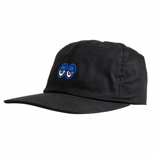 Krooked Eyes Strapback Cap - Black / Blue