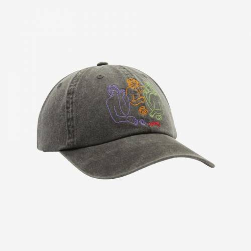 Obey Dinner 6 Panel Cap - Pigment Black