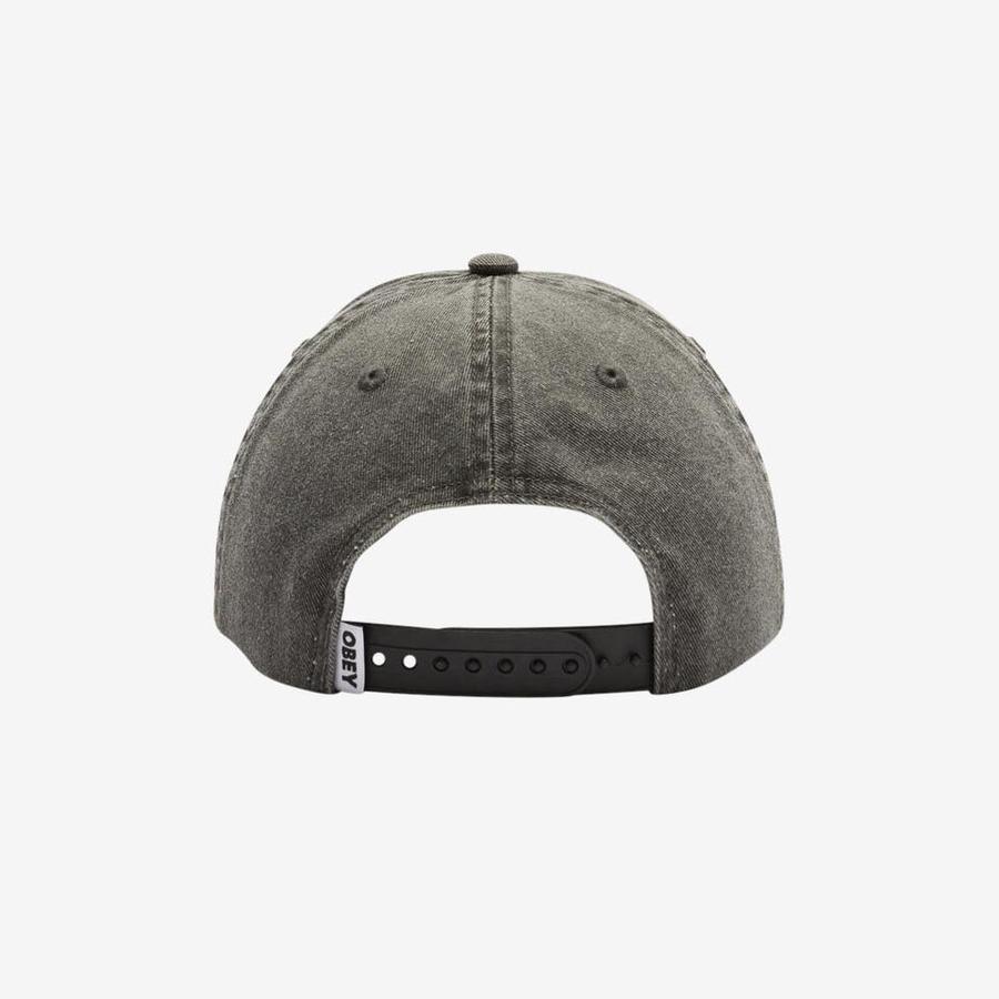 Obey Dinner 6 Panel Cap - Pigment Black