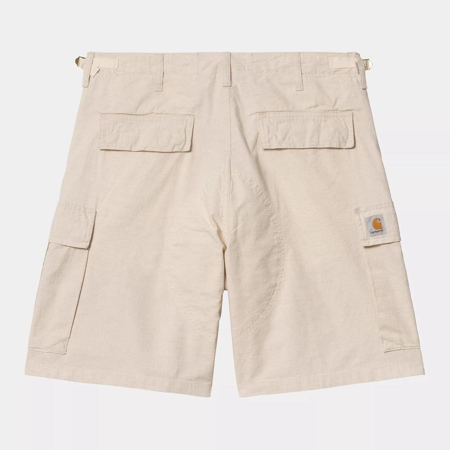 Carhartt WIP Alan Cargo Short - Natural (Rinsed)