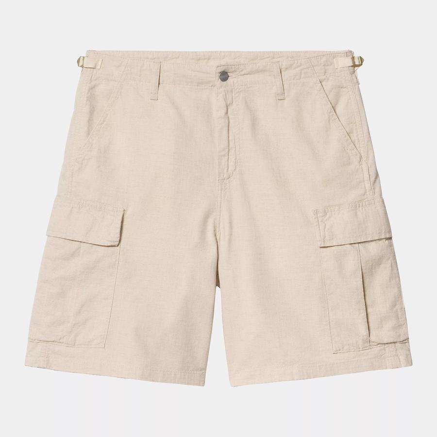 Carhartt WIP Alan Cargo Short - Natural (Rinsed)