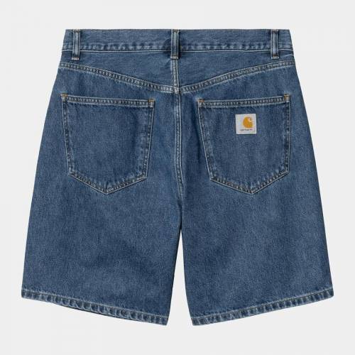 Carhartt WIP Nolan Short - Blue (Heavy Stone Wash)