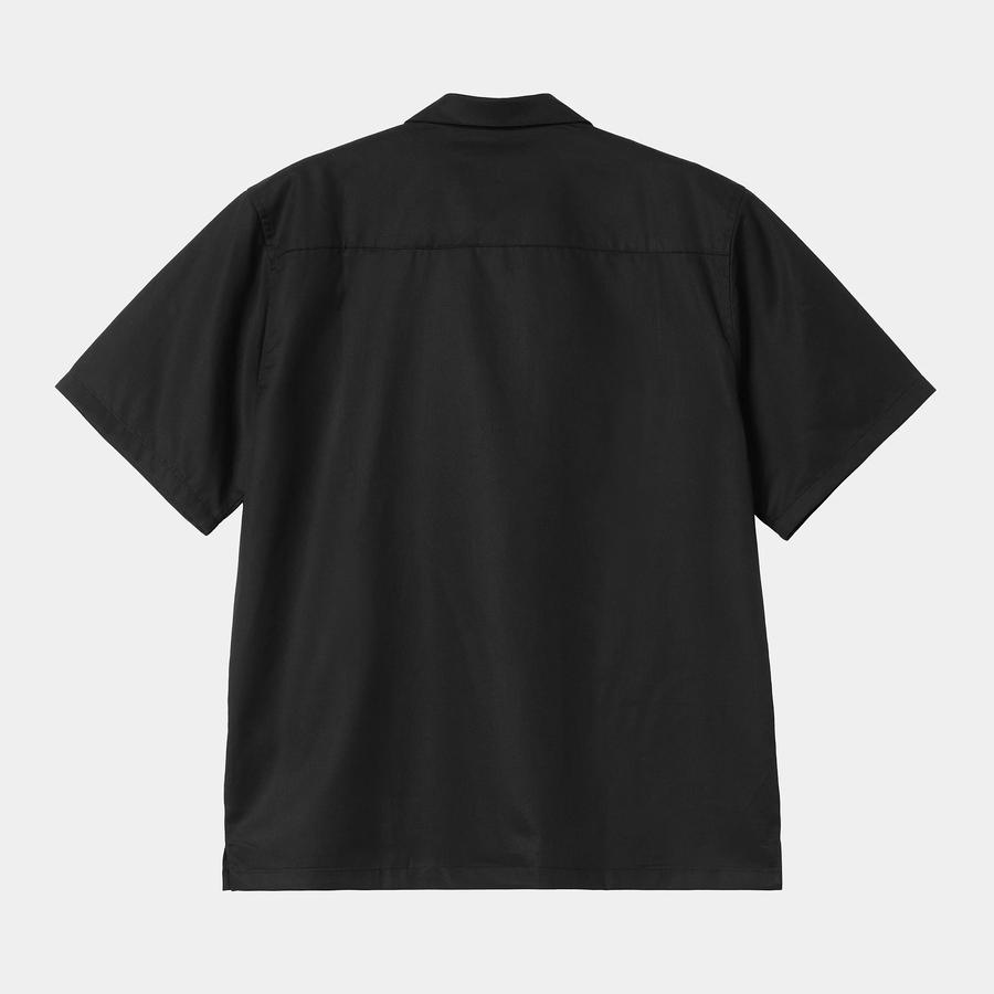 Carhartt WIP S/S Delray Shirt - Black / White