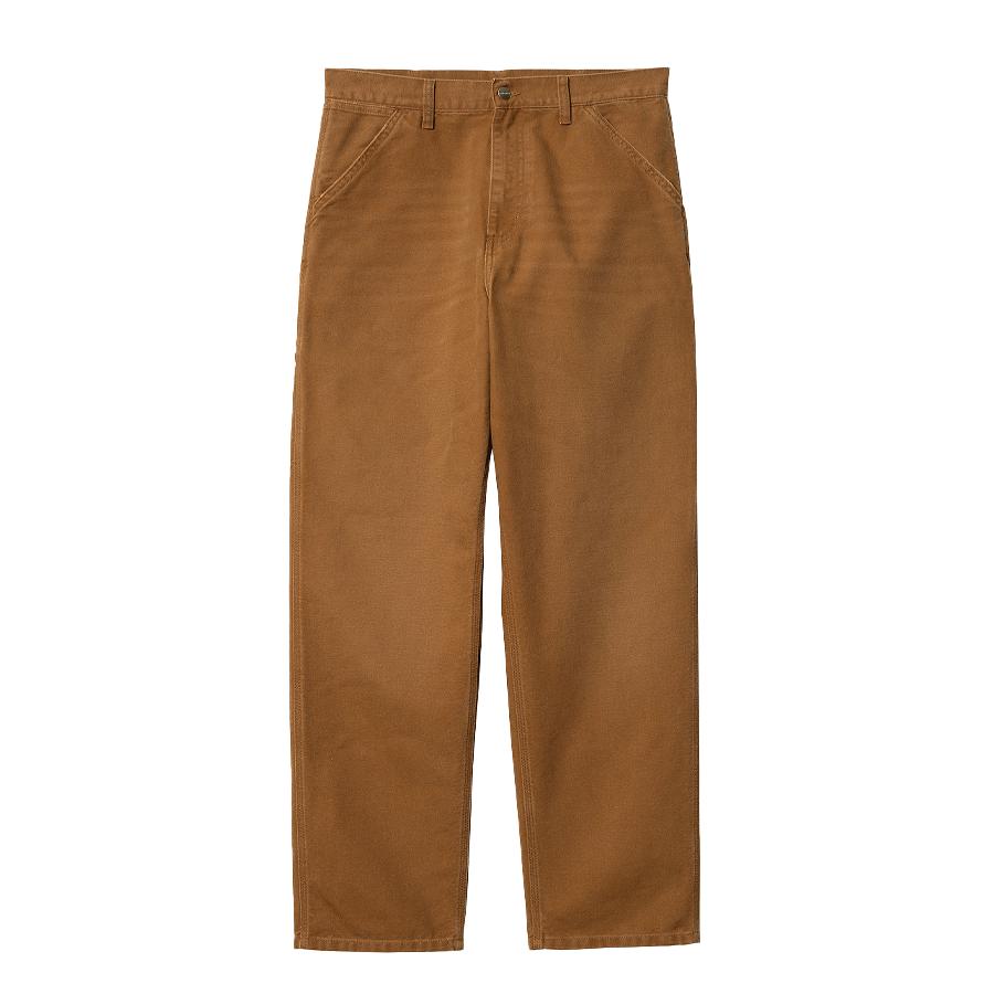 Carhartt WIP Single Knee Pant - Deep H Brown (Aged Canvas)