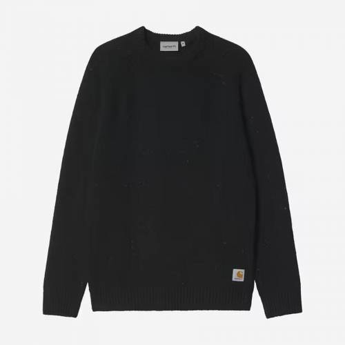 Carhartt WIP Anglistic Sweater - Speckled Black