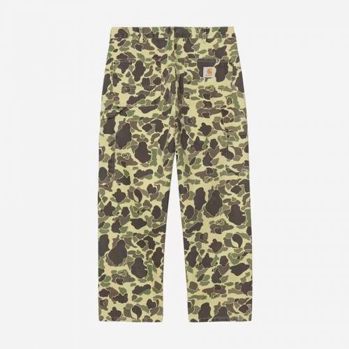 Carhartt WIP Camo Duck Single Knee Pant - Green (Stone Washed)