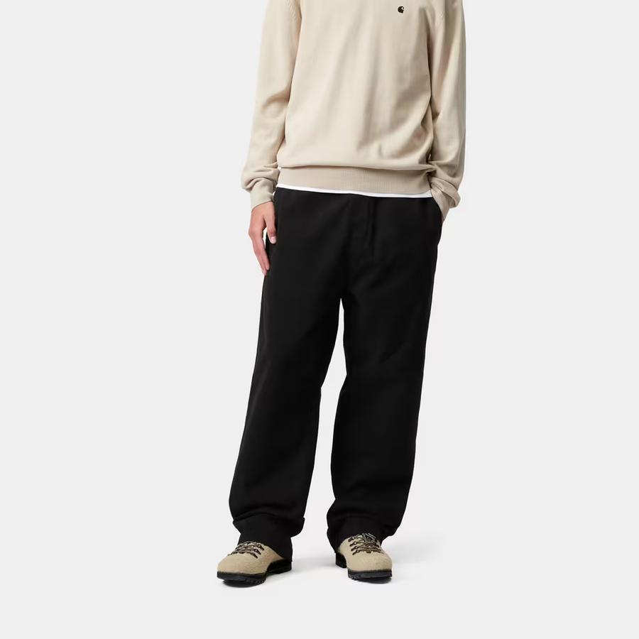Carhartt WIP Floyde Pant - Black (Garment Dyed)