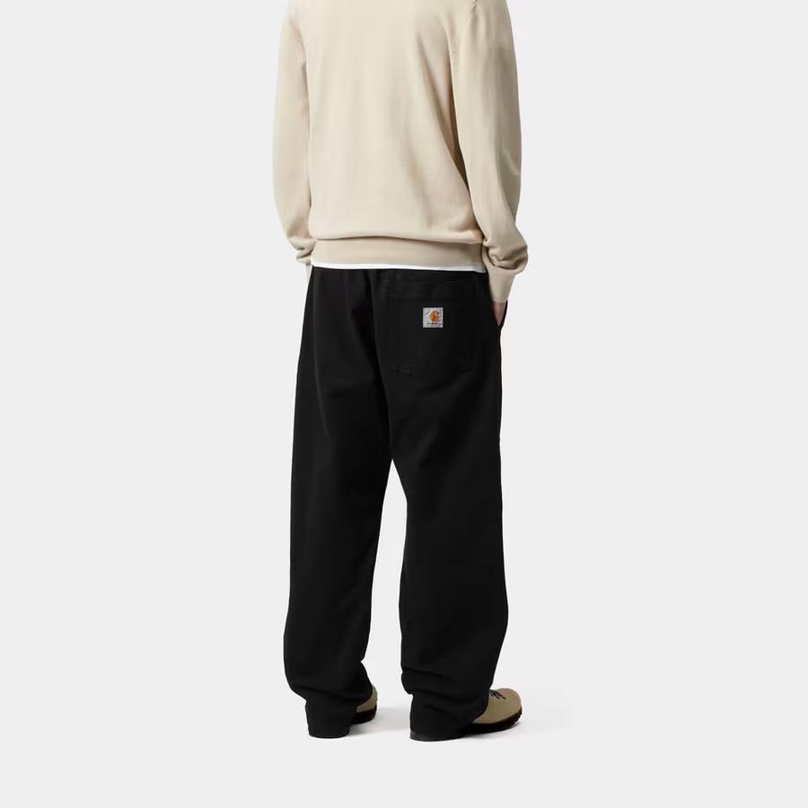 Carhartt WIP Floyde Pant - Black (Garment Dyed)