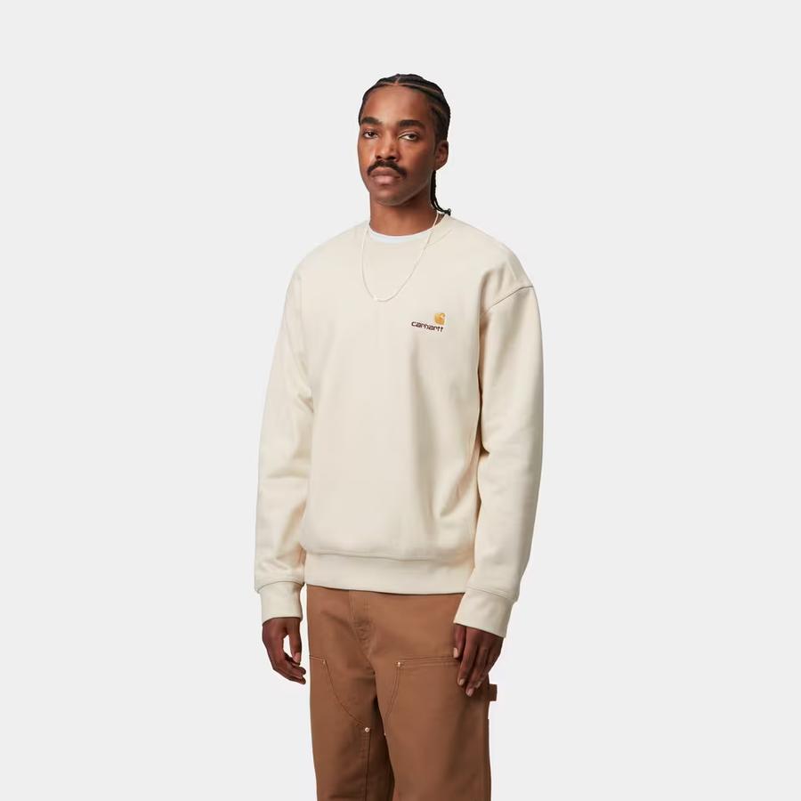 Carhartt WIP American Script Sweatshirt - Natural