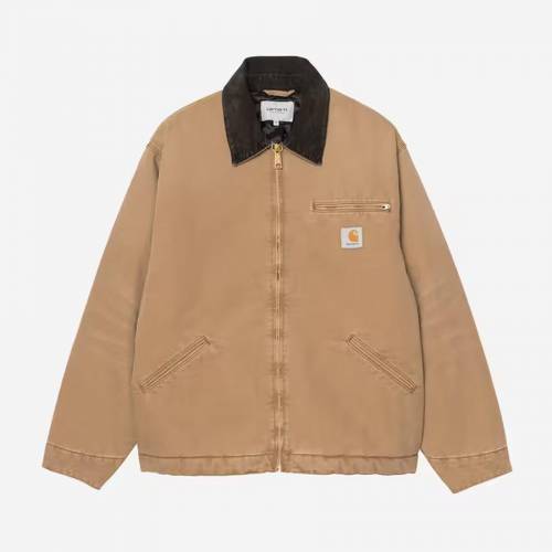 Carhartt WIP OG Detroit Jacket - Hamilton Brown / Tobacco (Stone Canvas)