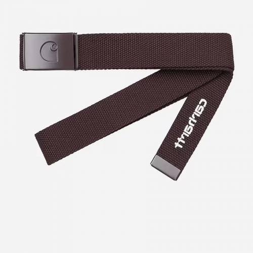 Carhartt WIP C-Logo Belt Tonal - Palisander / White