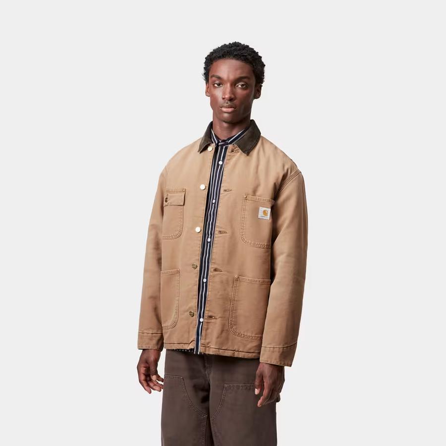 Carhartt WIP OG Chore Coat - Hamilton Brown / Tobacco (Stone Canvas)