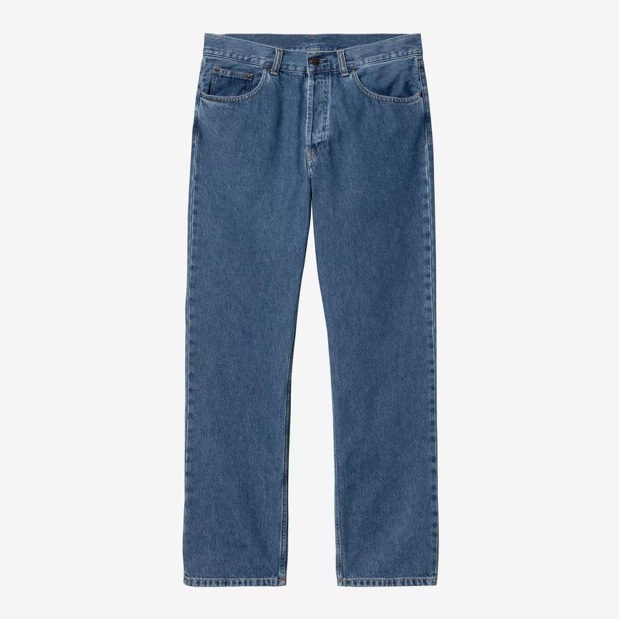 Carhartt WIP Nolan Pant - Blue (Heavy Stone Wash)