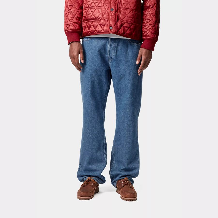 Carhartt WIP Nolan Pant - Blue (Heavy Stone Wash)