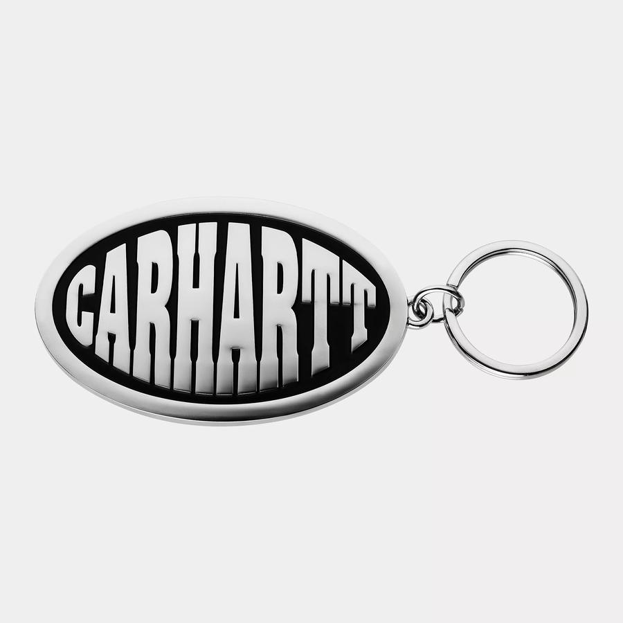 Carhartt WIP Big Time Keychain - Silver
