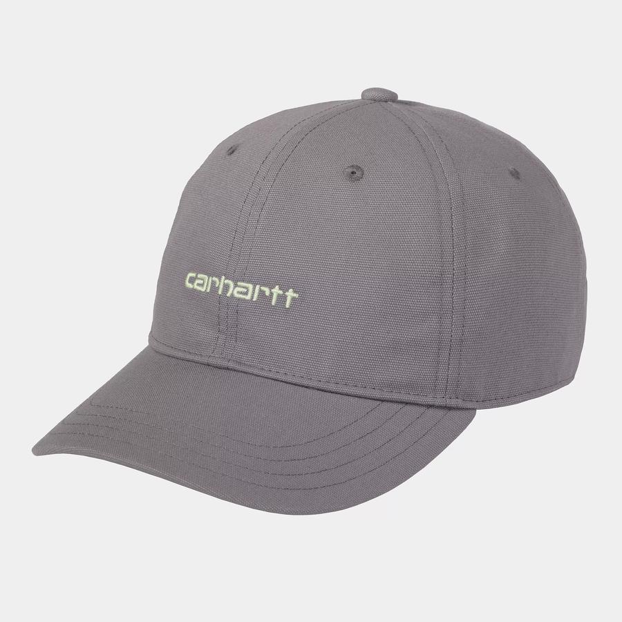 Carhartt WIP Canvas Script Cap - Yosemite / Air Gr...