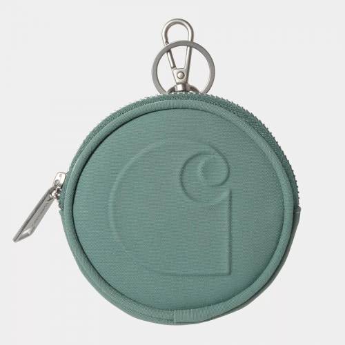 Carhartt WIP Clarton Zip Wallet - Silver Pine