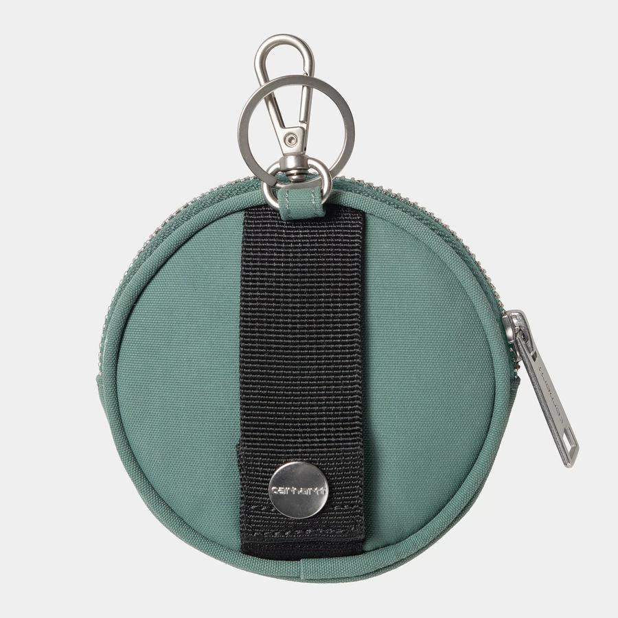 Carhartt WIP Clarton Zip Wallet - Silver Pine