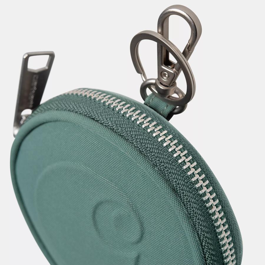 Carhartt WIP Clarton Zip Wallet - Silver Pine