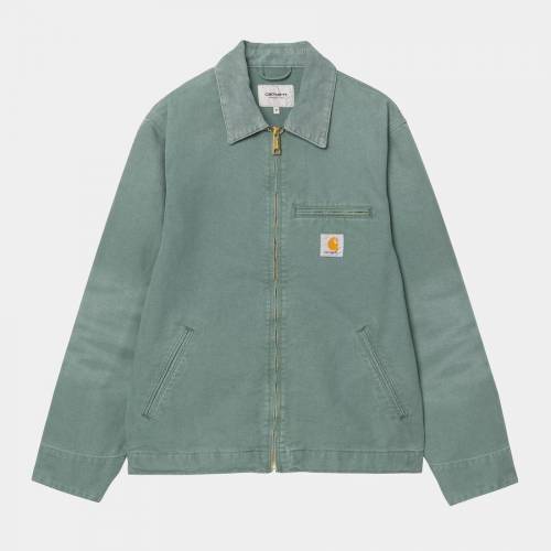 Carhartt WIP Detroit Jacket - Silver Pine / Silver Pine (Stone Canvas)