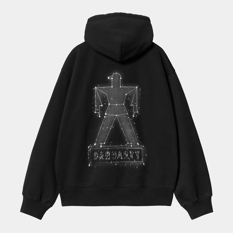 Carhartt WIP Hooded Stargazer Sweatshirt - Black