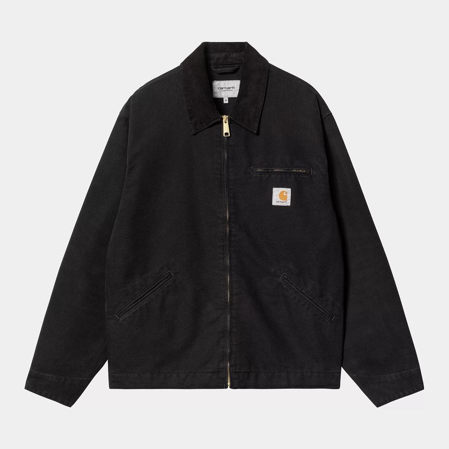 Carhartt WIP OG Detroit Jacket - Black / Black (Ag...