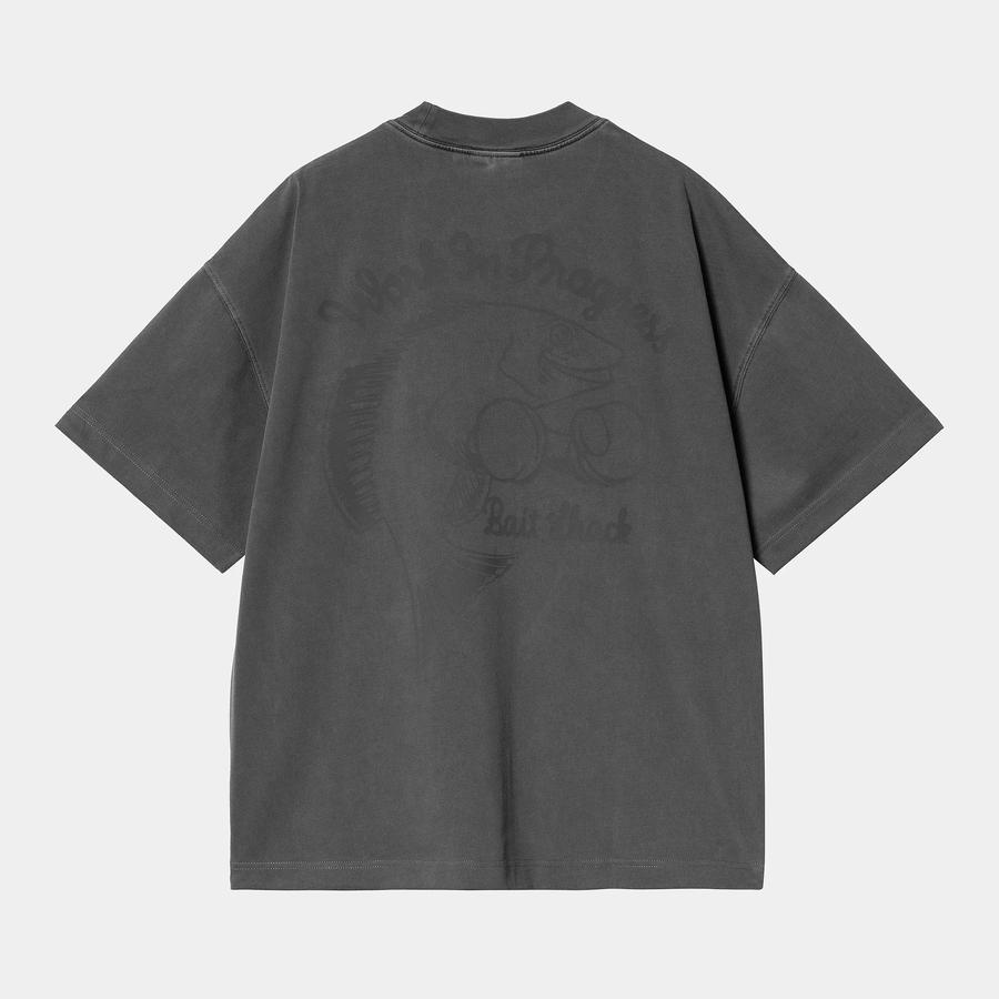 Carhartt WIP S/S Bait Shack T-Shirt - Black (Garment Dyed)