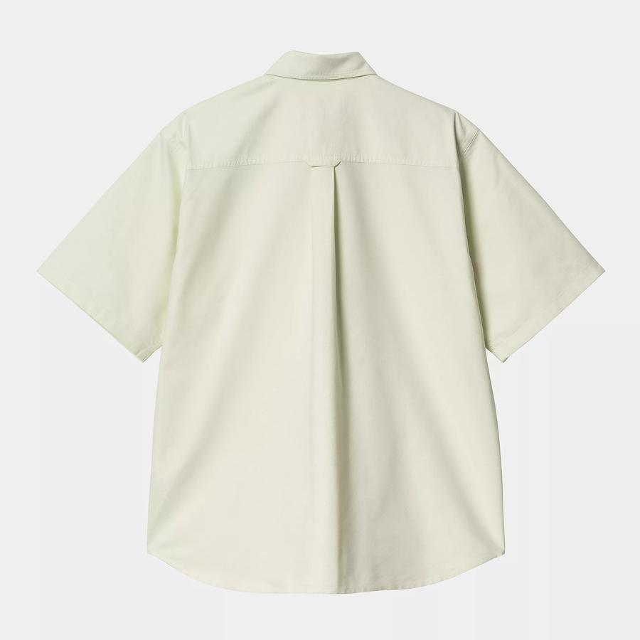 Carhartt WIP S/S Braxton Shirt - Air Green / Wax