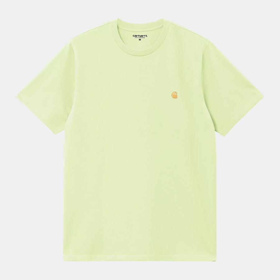 Carhartt WIP S/S Chase T-Shirt - Air Green / Gold