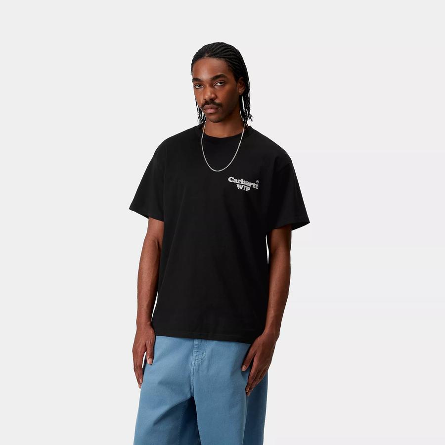 Carhartt WIP S/S Hartt Chain T-Shirt - Black