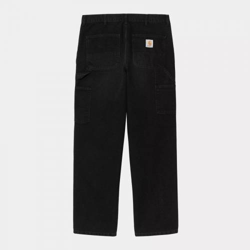 Carhartt WIP Single Knee Pant - Black (Stone Canvas)