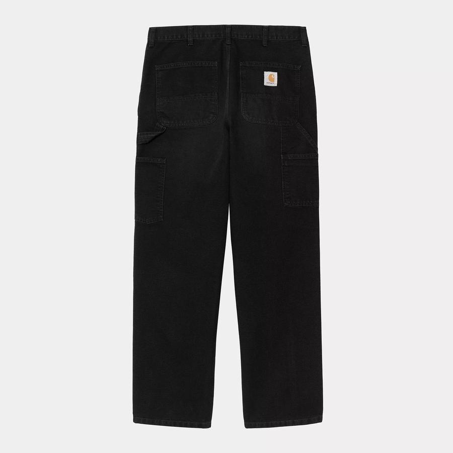 Carhartt WIP Single Knee Pant - Black (Stone Canva...