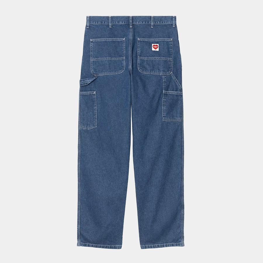 Carhartt WIP Single Knee Pant Heart Label - Blue (...