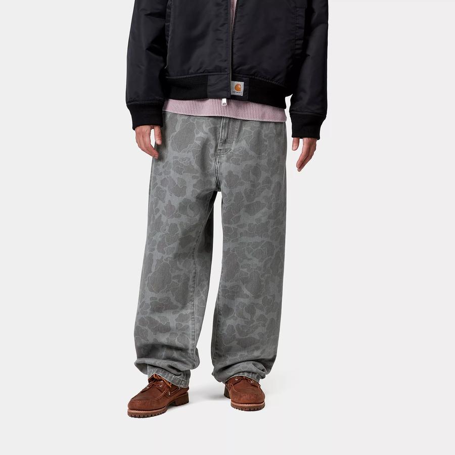 Carhartt WIP Duck Landon Pant - Camo Duck / Black (Heavy Bleached)