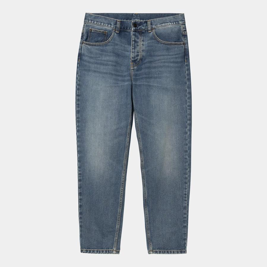 Carhartt WIP Newel Pant - Blue (Dark Used Wash)