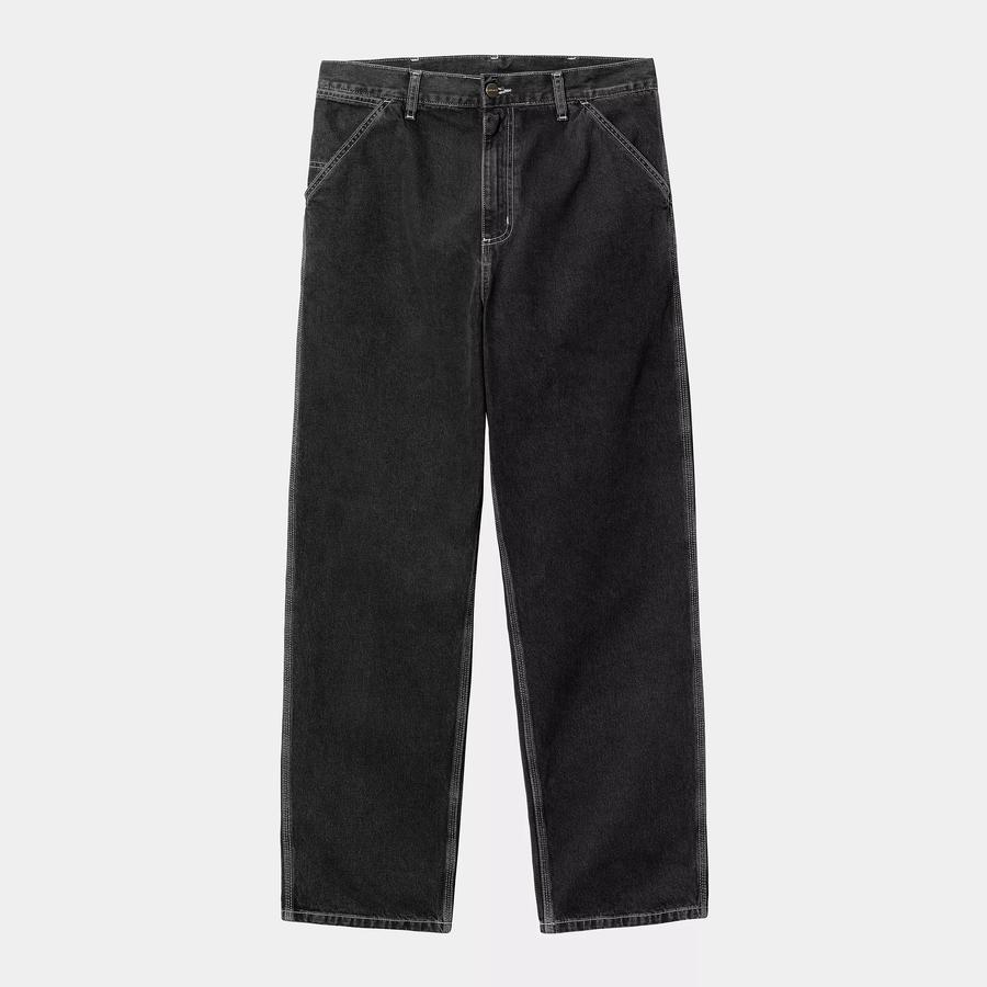 Carhartt WIP Simple Pant - Black (Stone Washed)