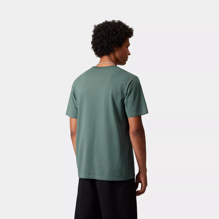 Carhartt WIP S/S Pocket T-Shirt - Silver Pine