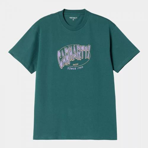 Carhartt WIP S/S Hot Script T-Shirt - Rainforest
