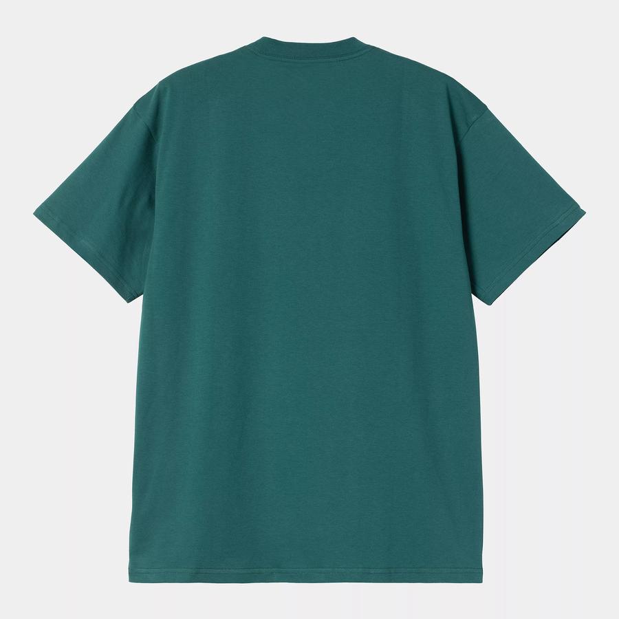 Carhartt WIP S/S Hot Script T-Shirt - Rainforest
